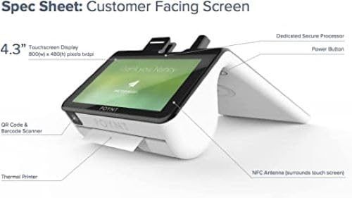 Generic Poynt POS Smart Terminal - Requires New Merchant Account through SwyftPAY Prior to Shipment