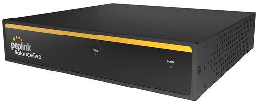 Peplink Wired Router for Internet Balance Two High-Speed 1Gbps Throughput Gigabit Ethernet WAN VPN Computer Router Fanless Design Class Branch Routers for Demanding Enterprise Workloads.